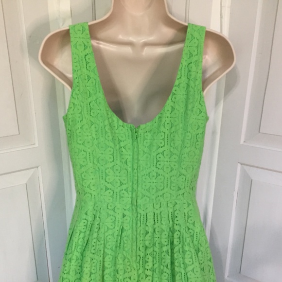 Lilly Pulitzer Green Lace Mini Dress - Picture 14 of 16